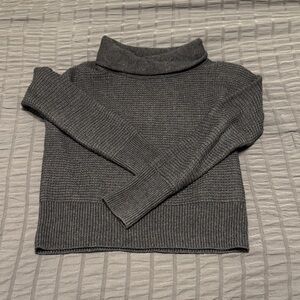 Banana Republic Charcoal Cowl Neck Sweater